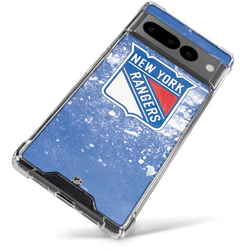 NHL New York Rangers Frozen Google Pixel 7 Pro Clear Case